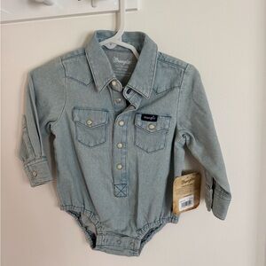 Wrangler Denim Onesie (3-6m)